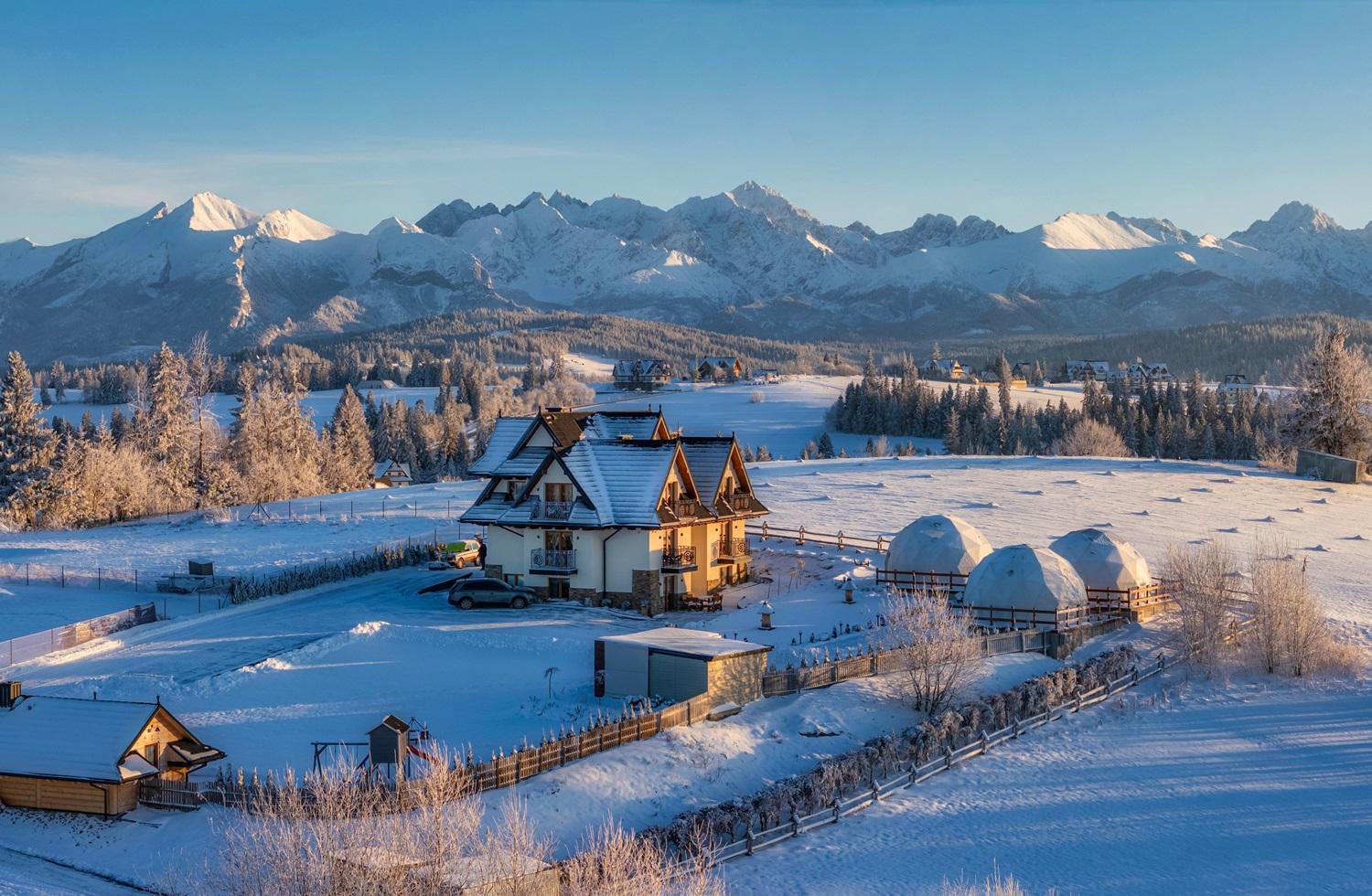 Отель Tatry Mountain Glamp Z Jacuzzi Закопане Экстерьер фото